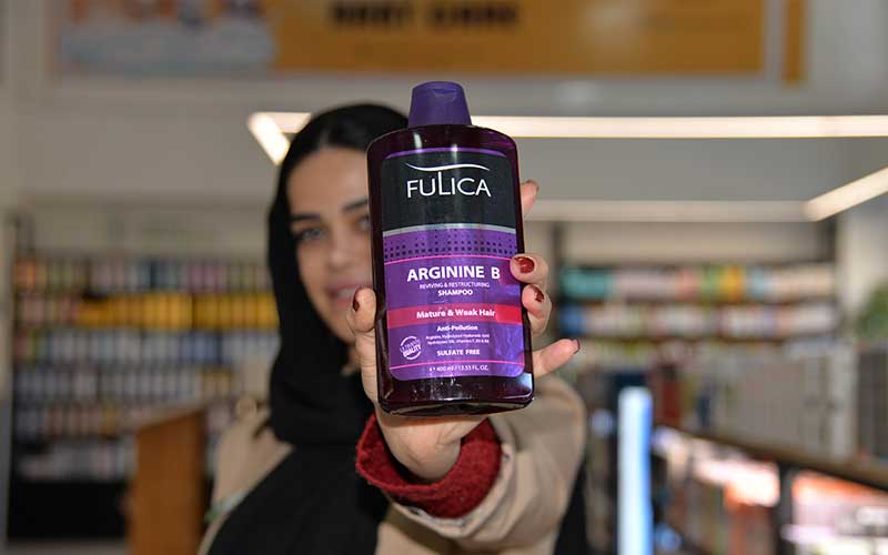 شامپو بدون سولفات تقویت کننده مو فولیکا (حاوی آرژنین)